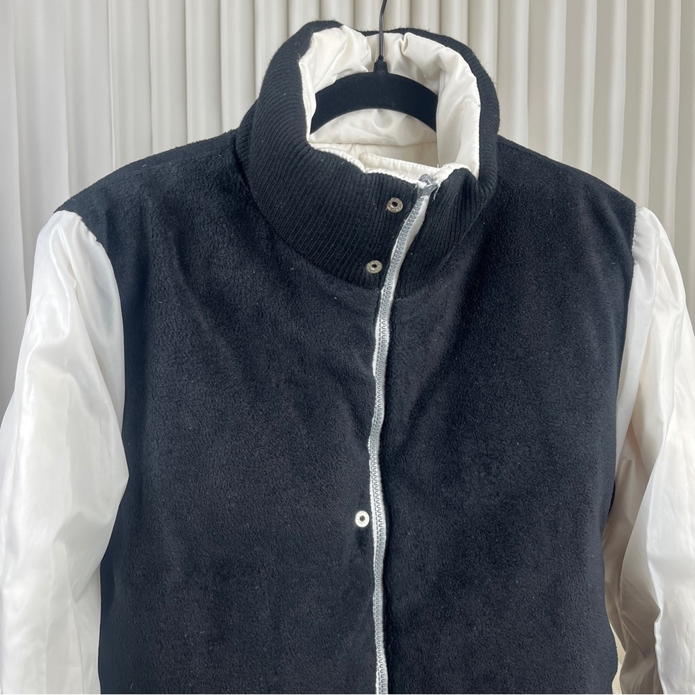 Brandon Thomas Down & Feather Women’s White Puffer Coat Zip & Button - Picture 15 of 16